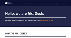 Desktop Screenshot of mxdesk.com